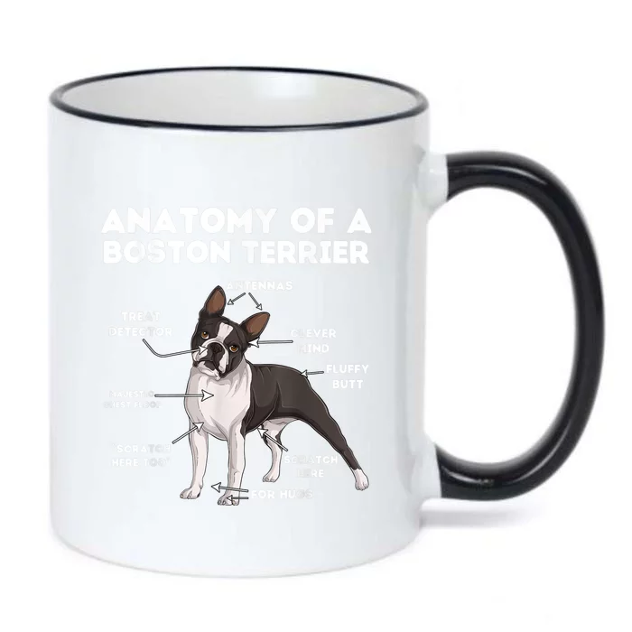 Anatomy Of A Boston Terrier Black Color Changing Mug