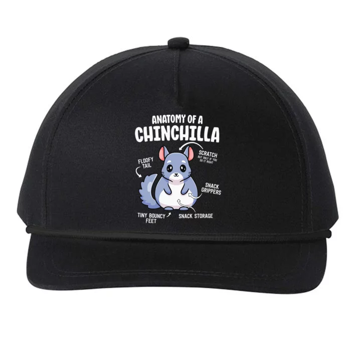 Anatomy Of A Chinchilla S For Women Lover Mom Snapback Five-Panel Rope Hat