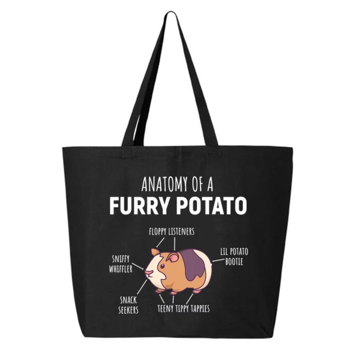 Anatomy Of A Furry Potato Guinea Pig Lover Gift TShirt 25L Jumbo Tote