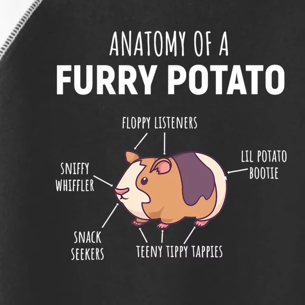 Anatomy Of A Furry Potato Guinea Pig Lover Gift TShirt Toddler Fine Jersey T-Shirt