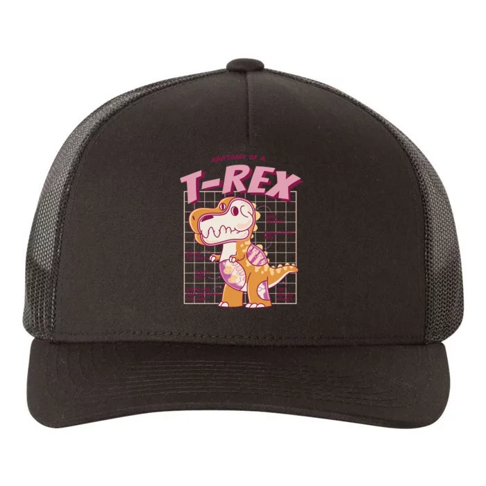 Anatomy Of A T Rex Yupoong Adult 5-Panel Trucker Hat