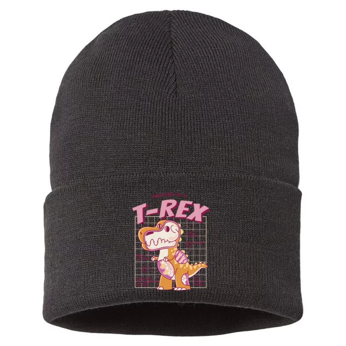 Anatomy Of A T Rex Sustainable Knit Beanie