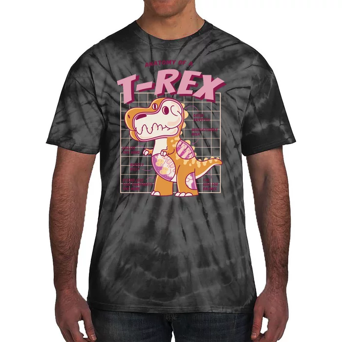 Anatomy Of A T Rex Tie-Dye T-Shirt