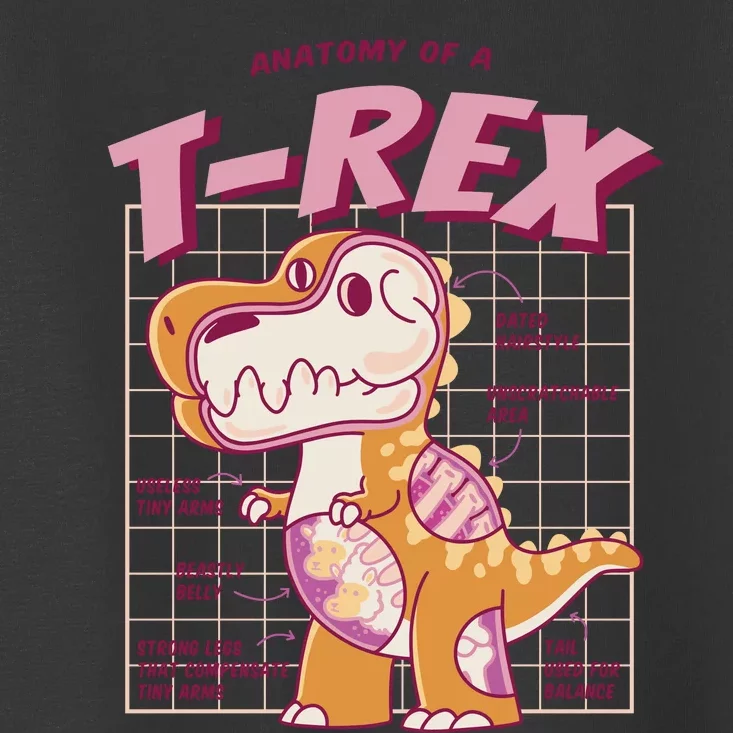 Anatomy Of A T Rex Toddler T-Shirt