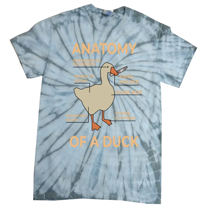 Anatomy Of A Duck Tie-Dye T-Shirt