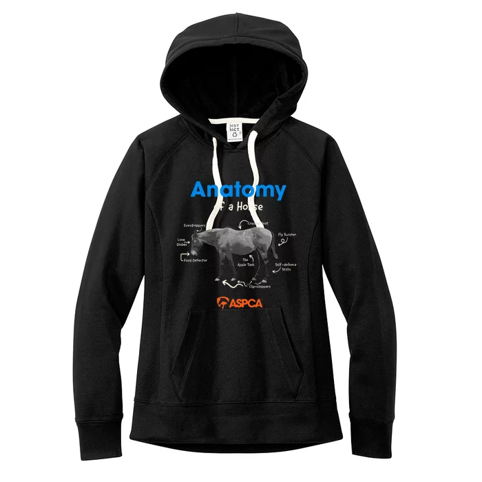 Anatomy Of A Horse Women's Fleece Hoodie