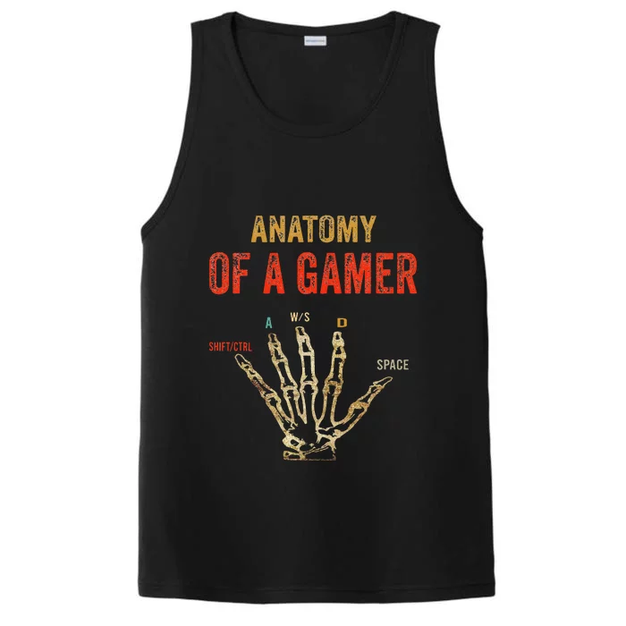 Anatomy Of A Gamer Gaming Gifts For Gamer Performance Tank