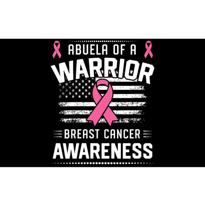 Abuela Of A Warrior Breast Cancer Awareness Abuela Bumper Sticker