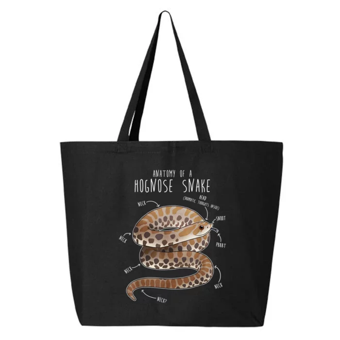 Anatomy Of A Hognose Snake Funny Pet Reptile Animal Lover 25L Jumbo Tote