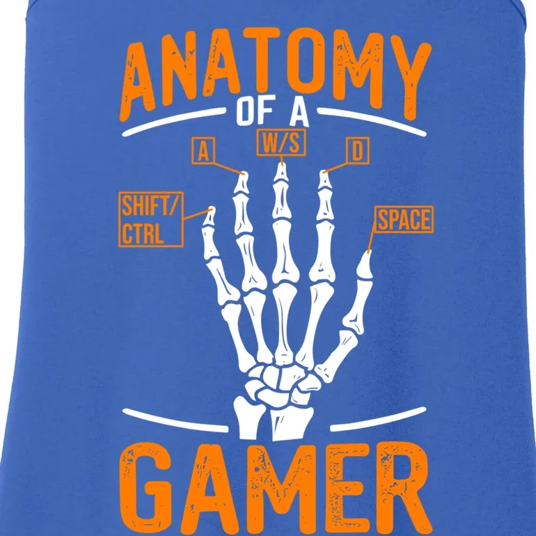 Anatomy Of A Gamer Funny Pc Gamer And Gaming Ns Gift Ladies Essential Tank