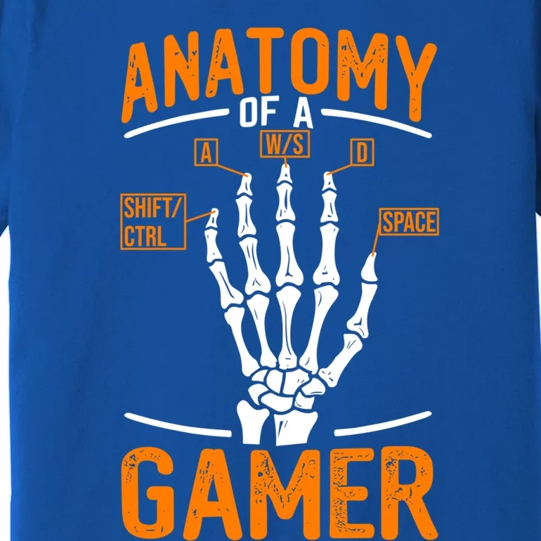 Anatomy Of A Gamer Funny Pc Gamer And Gaming Ns Gift Premium T-Shirt