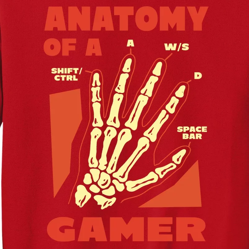 Anatomy Of A Gamer Halloween Sweatshirt