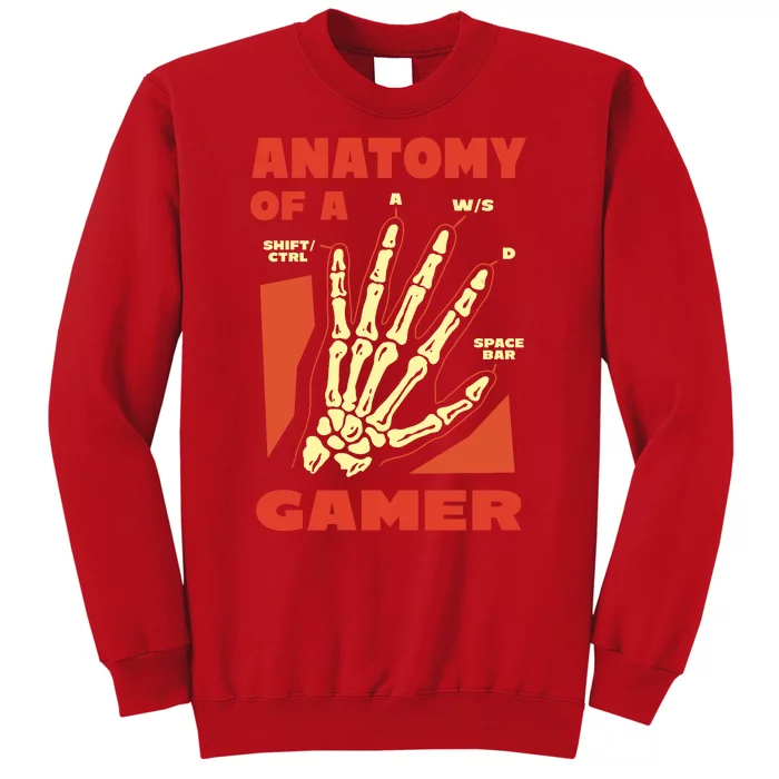 Anatomy Of A Gamer Halloween Sweatshirt