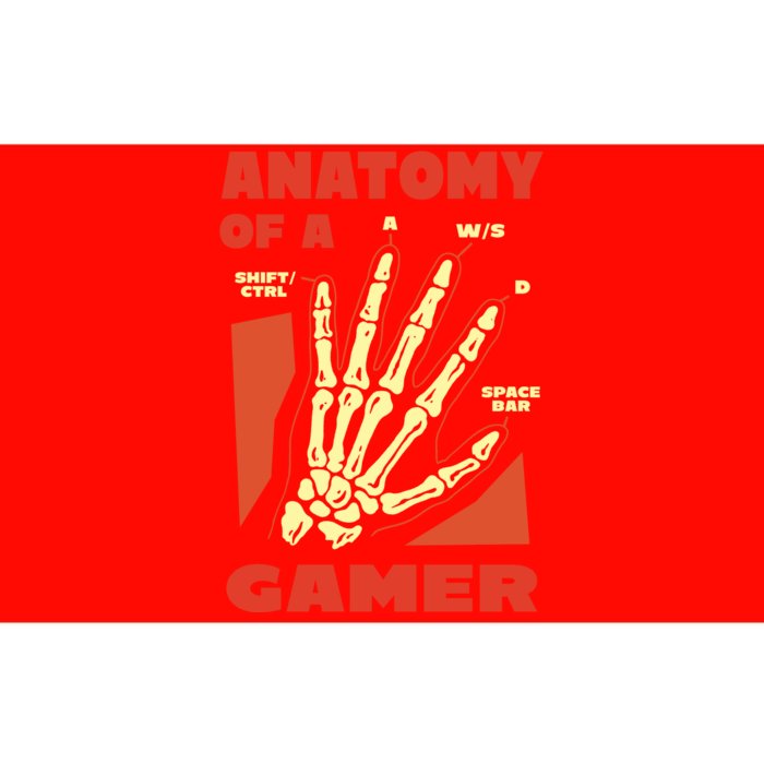 Anatomy Of A Gamer Halloween Bumper Sticker