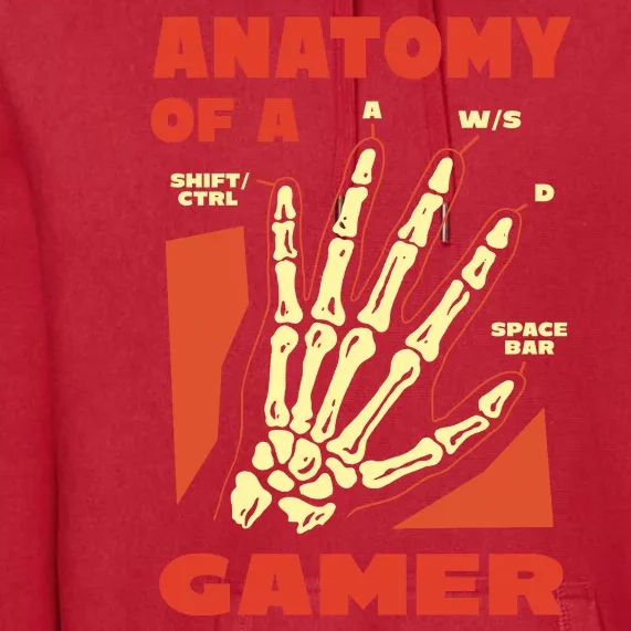 Anatomy Of A Gamer Halloween Premium Hoodie