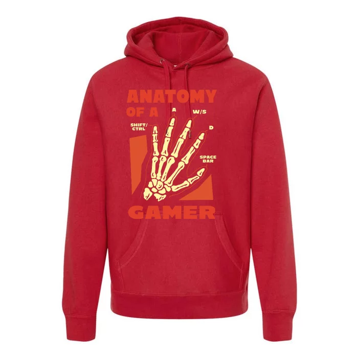 Anatomy Of A Gamer Halloween Premium Hoodie