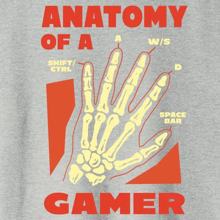 Anatomy Of A Gamer Halloween Women's Crop Top Tee