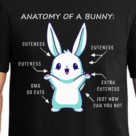 Anatomy of a Bunny Science Zoologist Bunny Anatomy Pajama Set