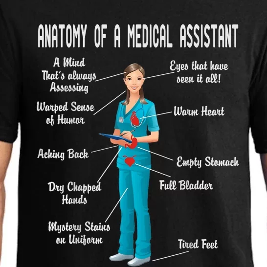 Anatomy Of A Medical Assistant Pajama Set