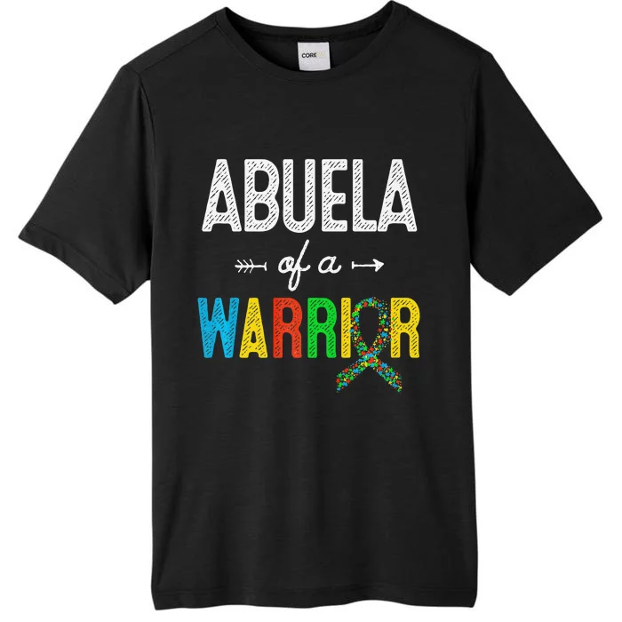 Abuela Of A Warrior Autism Awareness Support ChromaSoft Performance T-Shirt