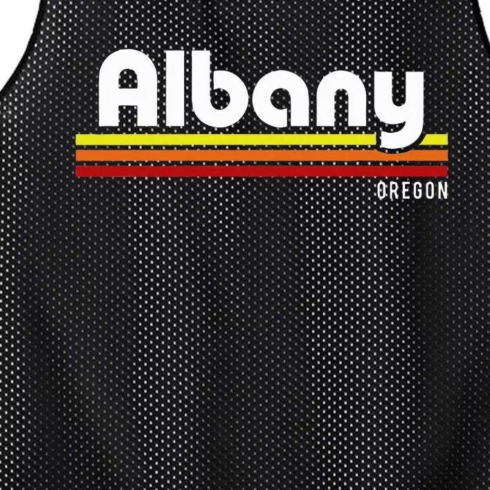 Albany Oregon Mesh Reversible Basketball Jersey Tank