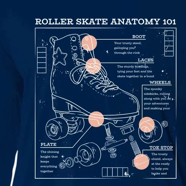 Anatomy Of A Roller Skate Cooling Performance Long Sleeve Crew