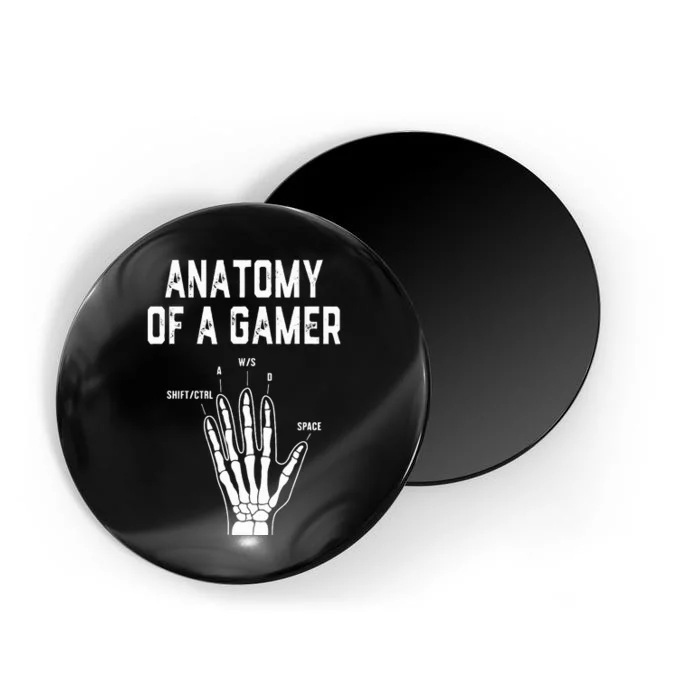 Anatomy of a Gamer Hand Skeleton For Video Games Players Magnet