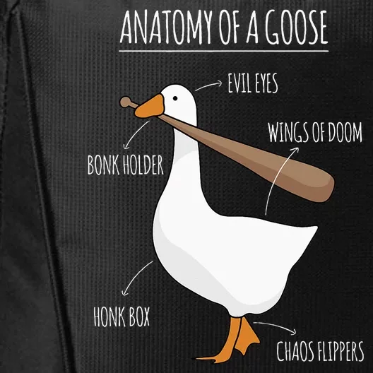 Anatomy Of A Goose Meme City Backpack