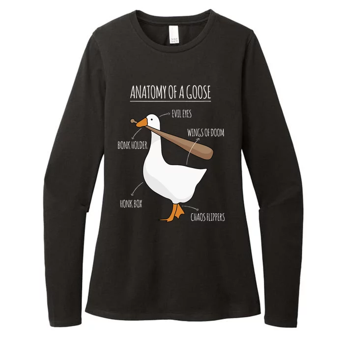 Anatomy Of A Goose Meme Womens CVC Long Sleeve Shirt