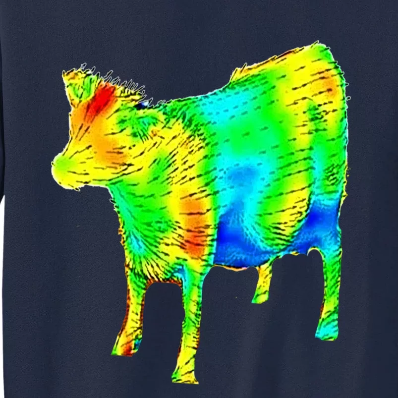 Aerodynamics Of A Cow Cow Physics Science Engineering Meme Heatmap Tall Sweatshirt