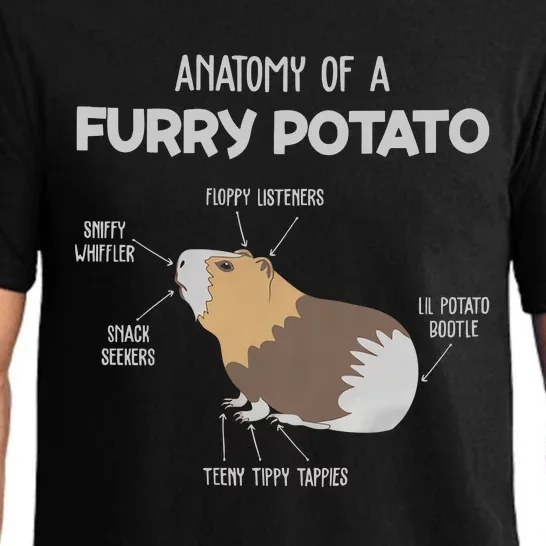 Anatomy Of A Furry Potato Guinea Pig Animal Kingdom Pajama Set