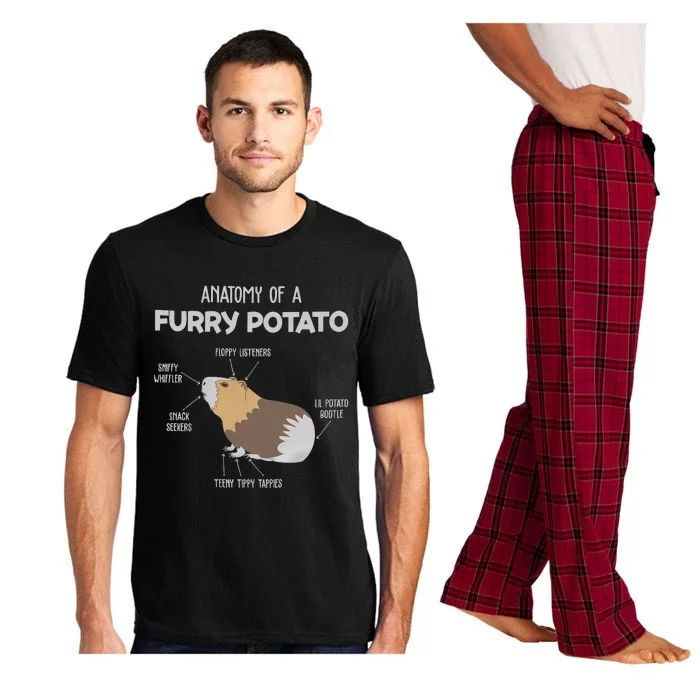 Anatomy Of A Furry Potato Guinea Pig Animal Kingdom Pajama Set