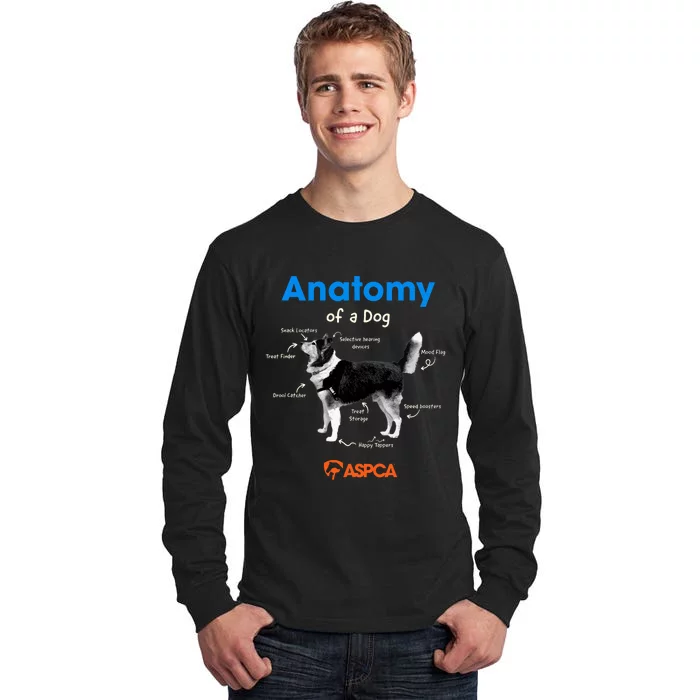 Anatomy Of A Dog Tall Long Sleeve T-Shirt