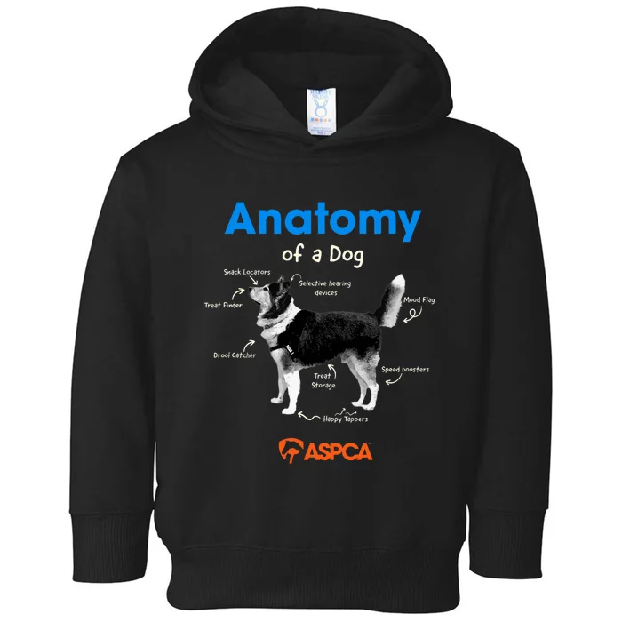 Anatomy Of A Dog Toddler Hoodie