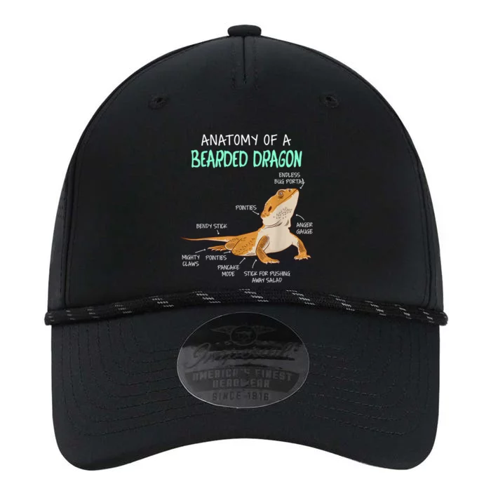 Anatomy Of A Bearded Dragon Bearded Dragon Lizard Pogona Reptile Performance The Dyno Cap