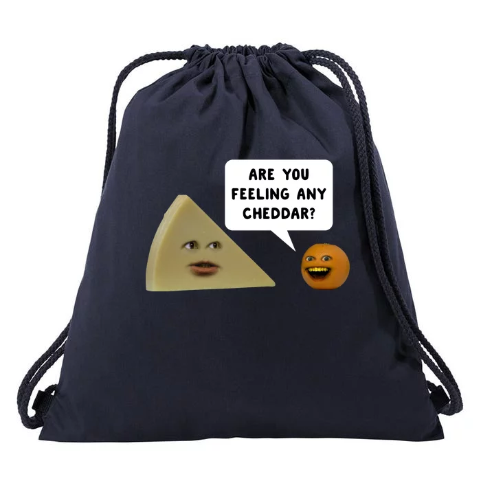 Annoying Orange Are You Feeling Any Cheddar Gift Drawstring Bag