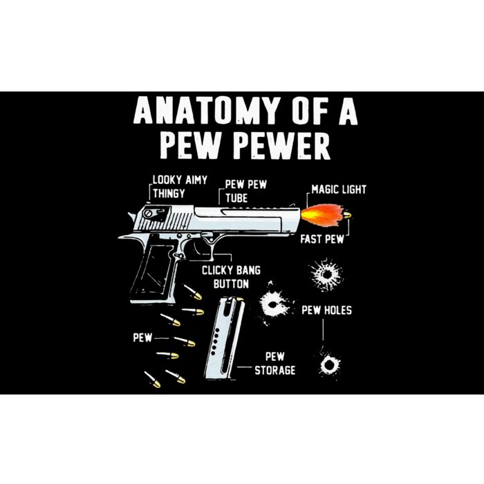 Anatomy Of A Pew Pewer Bumper Sticker