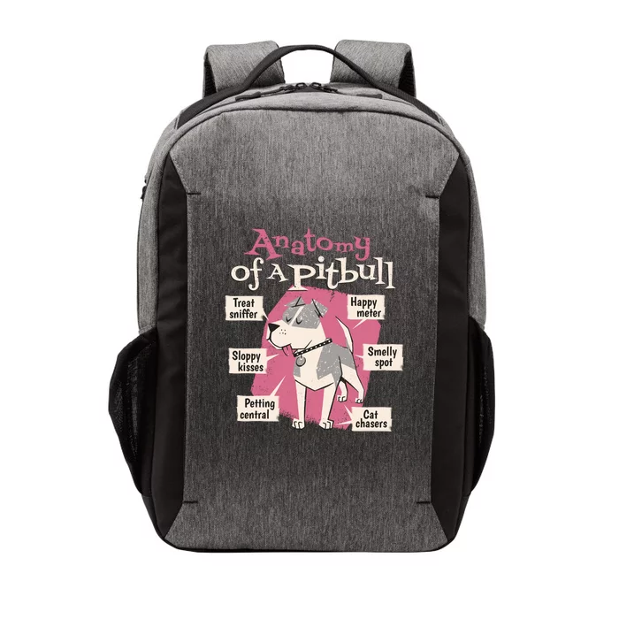 Anatomy Of A Pitbull Cute Gift Vector Backpack