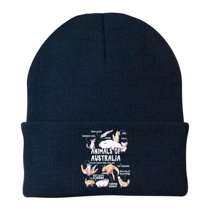 Animals Of Australia Australian Animal Educational Gift Cute Knit Cap Winter Beanie