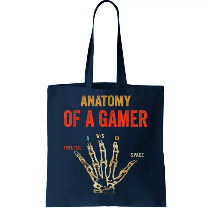 Anatomy Of A Gamer Gaming Gifts Tote Bag