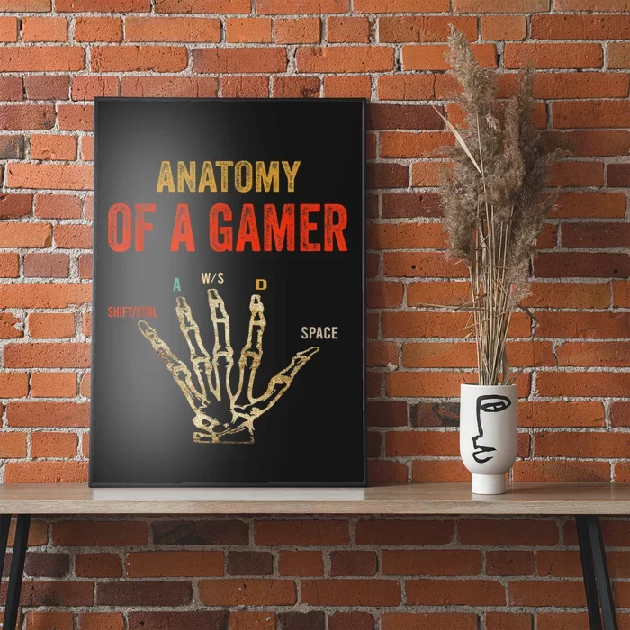 Anatomy Of A Gamer Gaming Gifts For Gamer Poster