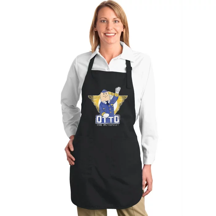 Airplane Otto Full-Length Apron With Pocket