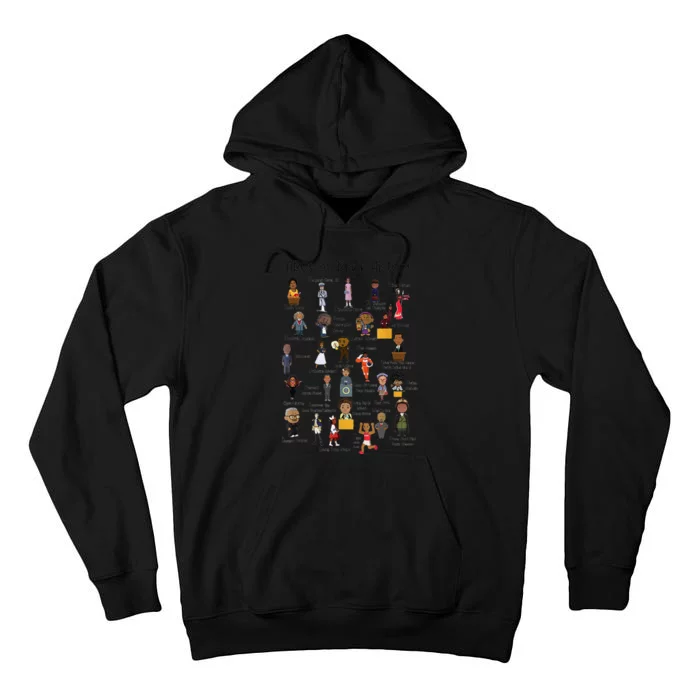 ABCs of Black History Month Original BHM Tall Hoodie