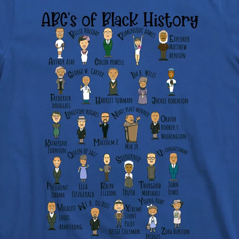 Abcs Of Black History Month Pride Teacher Gift T-Shirt