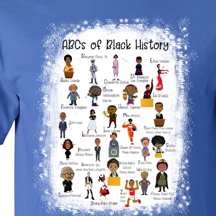 Abcs Of Black History Month Pride Teacher Gift Tall T-Shirt