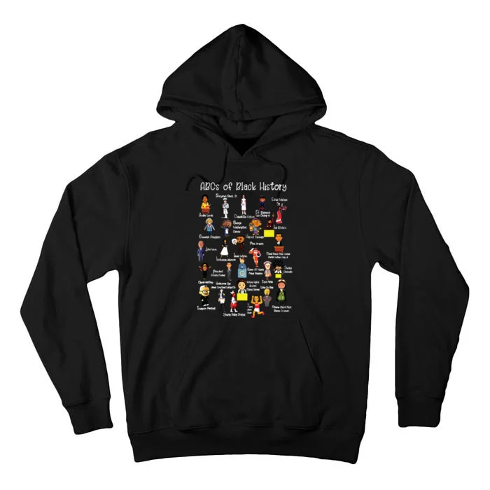 Abcs Of Black History Month Shirts Original Juneteenth Tall Hoodie