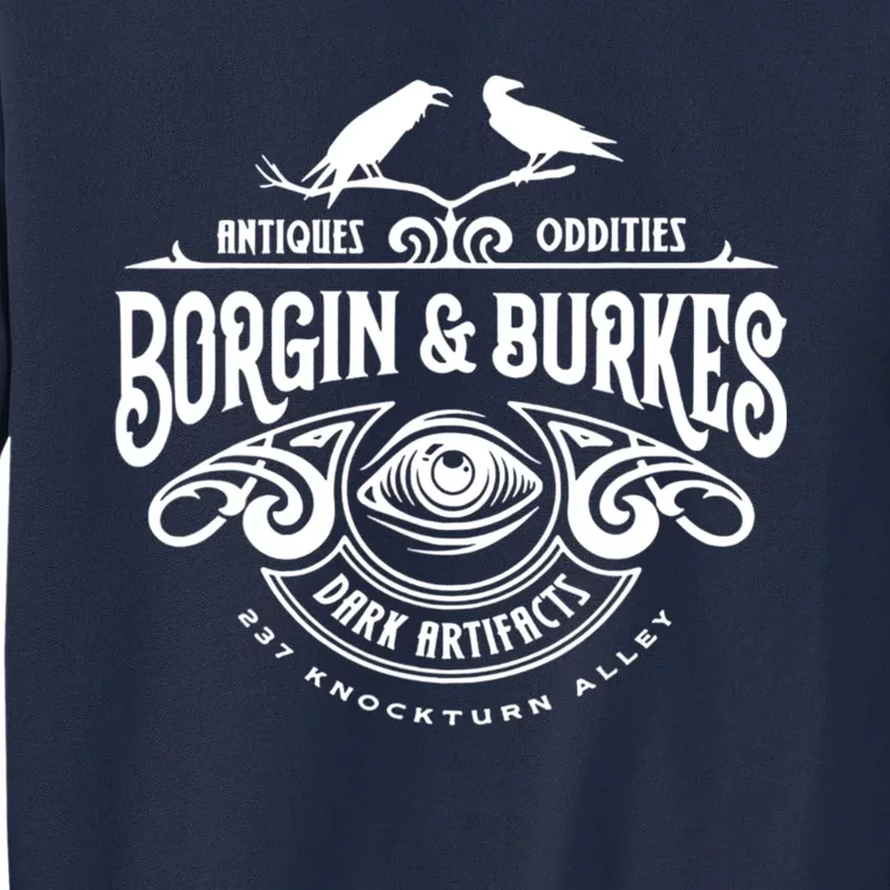 Antiques Oddities Borgin And Burkes Dark Artifacts Raven Tall Sweatshirt