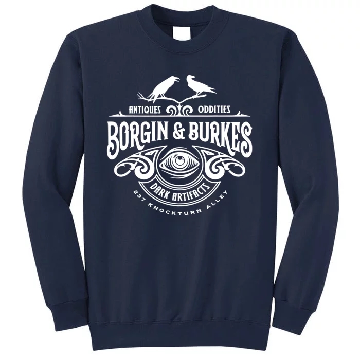 Antiques Oddities Borgin And Burkes Dark Artifacts Raven Tall Sweatshirt