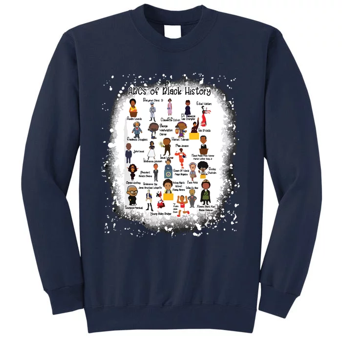 ABCs Of Black History Month Teacher African American Pride Tall Sweatshirt