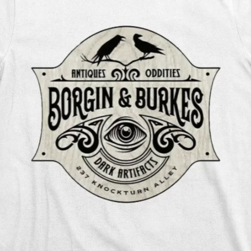 Antiques Oddities Borgin And Burkes Dark Artifacts Raven T-Shirt